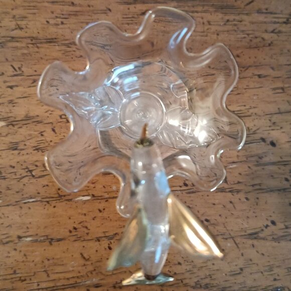 Hummingbird Glass Figurine Hand Made / Blown Art - Picture 3 of 5